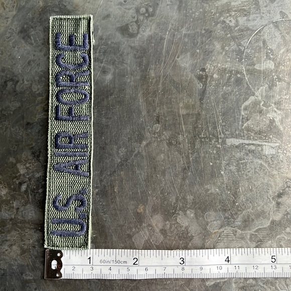 U.S. AIR FORCE embroidered tape patch - Vintage - Picture 9 of 10